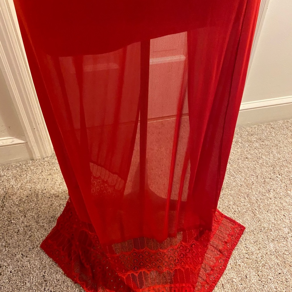 The clothing company gorgeous red dress